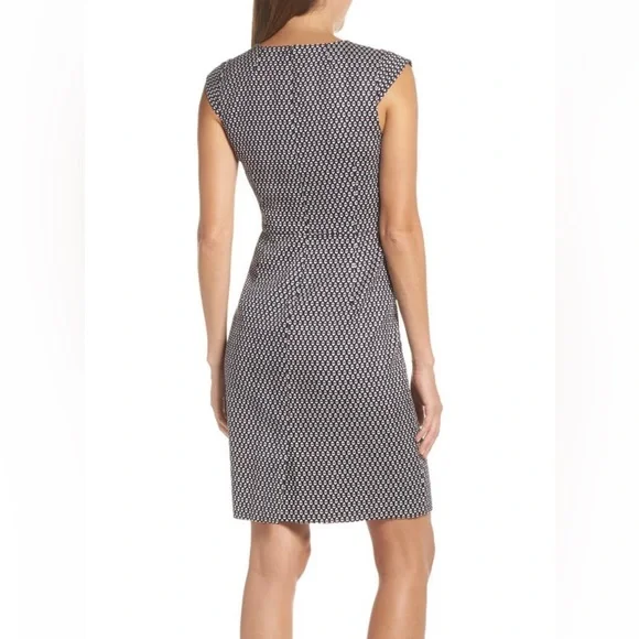 J.Crew Cap Sleeve Matelassé Dress SZ 16 - Picture 8 of 9